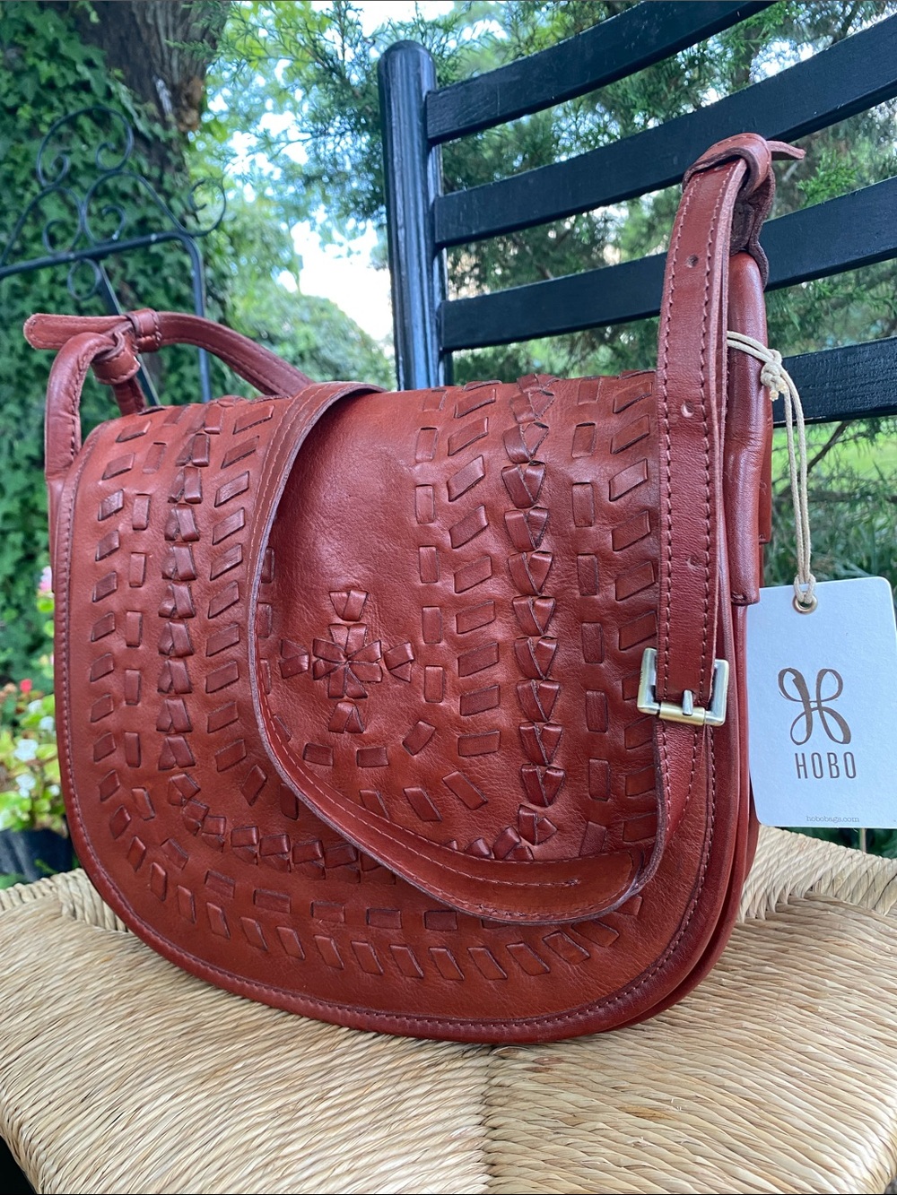 HOBO Kiva Large Crossbody Bag in Chestnut - Picture 11 of 13